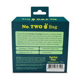 Number Two Bag - Patented Finger Grip, Leakproof Dog Waste Bags, Unscented, 240 Count (1 Pack)