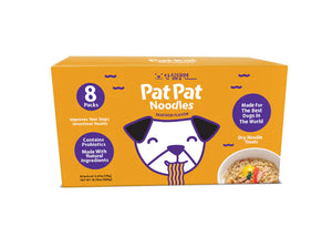 Pat Pat Noodles - Probiotic Ramen for Dogs 8PK