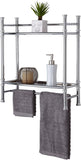 Best Living: No Tools Wall Mount/Countertop Shelf - Chrome